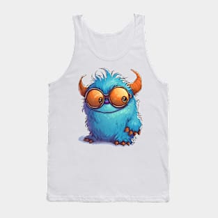 Cute Fluffy Monster Tank Top